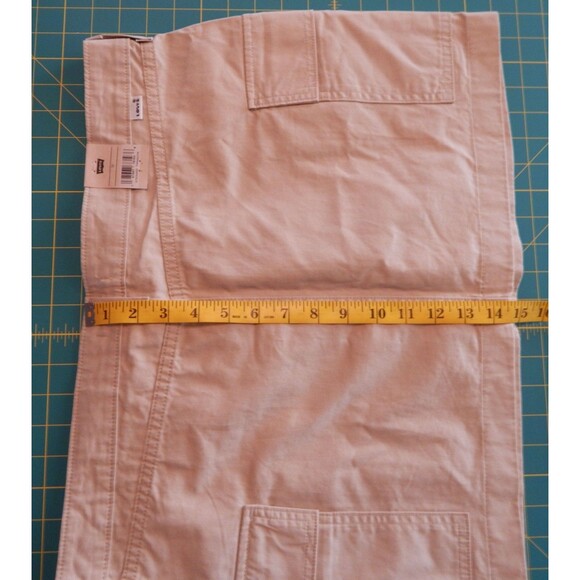 Levi’s Women's '94 Cargo Mini Skirt Size 32 Khaki Tan Beige Mid Rise $59.50 NWT - Picture 8 of 12